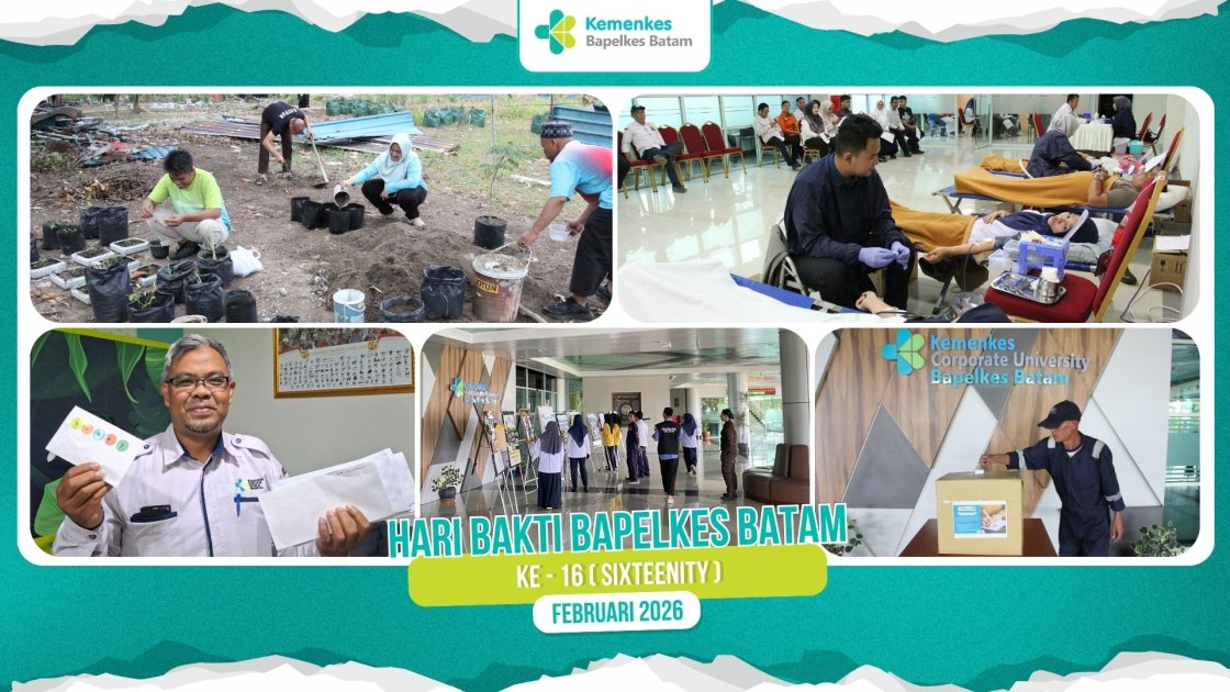Bapelkes Batam Memperingati Hari Bakti ke-16 “Sixteenity”