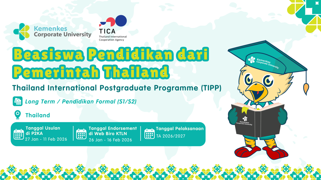 Beasiswa Pendidikan Gelar Pemerintah Thailand: Thailand International Postgraduate Programme (TIPP)