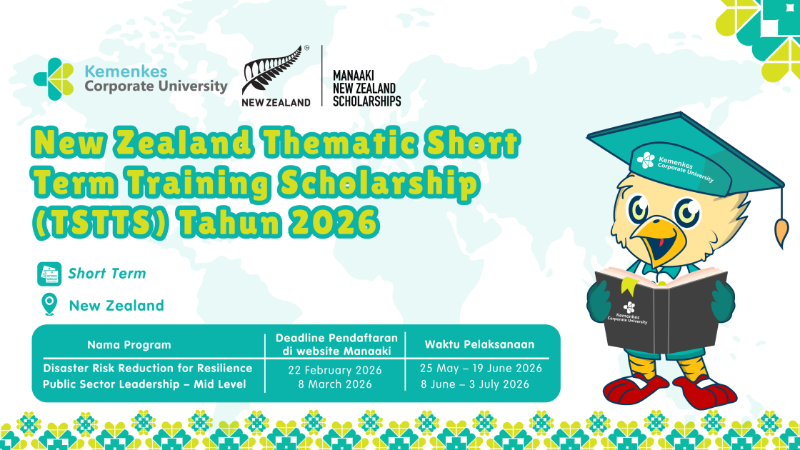 New Zealand Thematic Short Term Training Scholarship (TSTTS) Tahun 2026