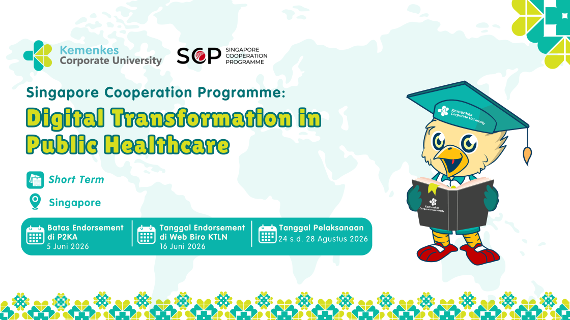 Pelatihan Singapore Cooperation Programme Smart Nation: Digital Transformation in Public Healthcare