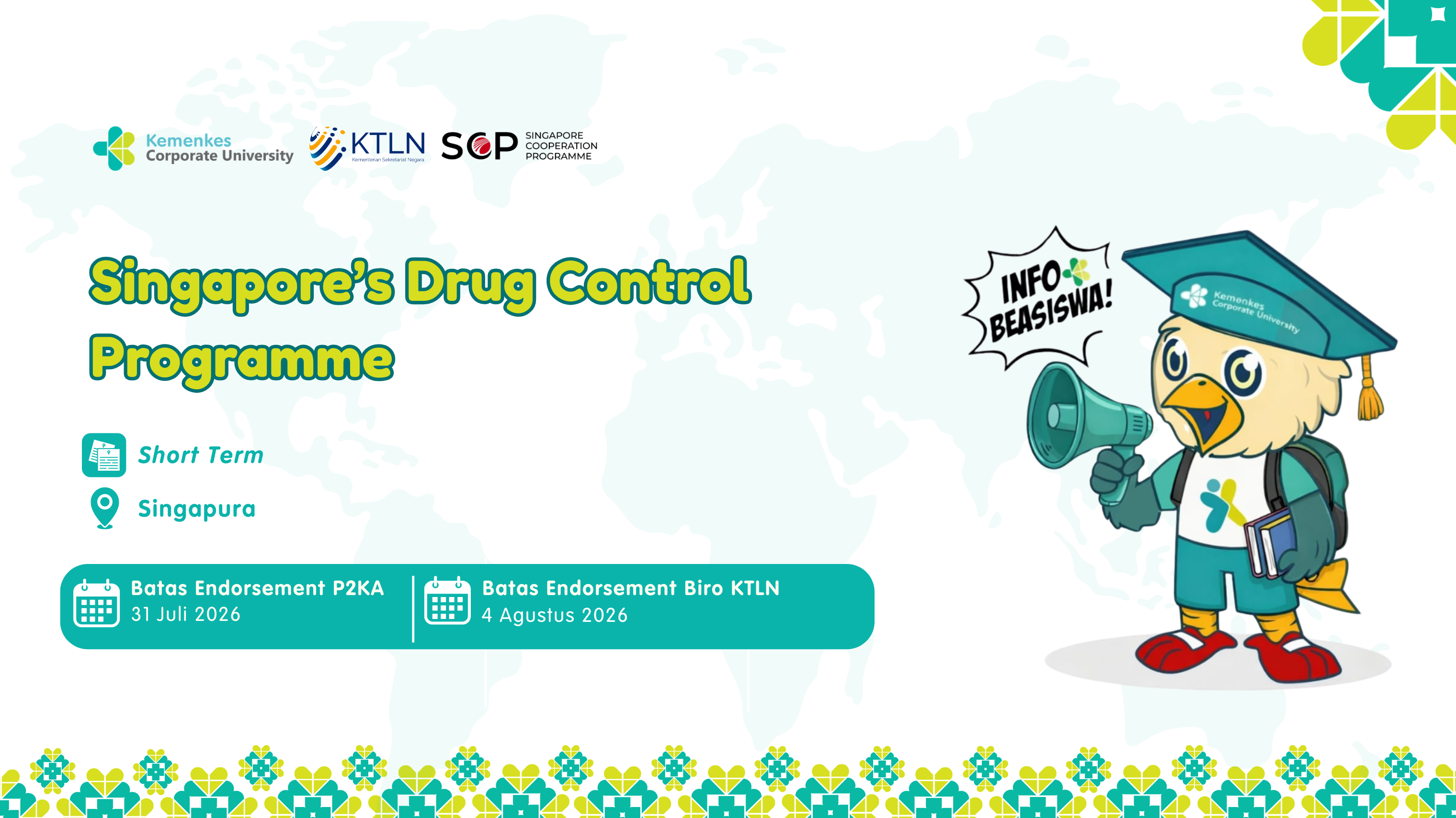 Singapore’s Drug Control Programme dari Pemerintah Republik Singapura